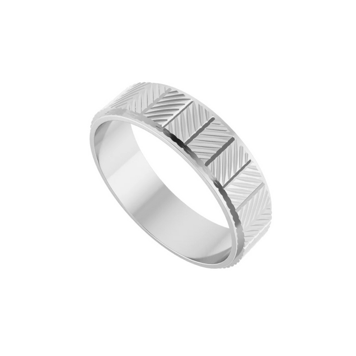 Chevron Grooved Flat Fit 6mm