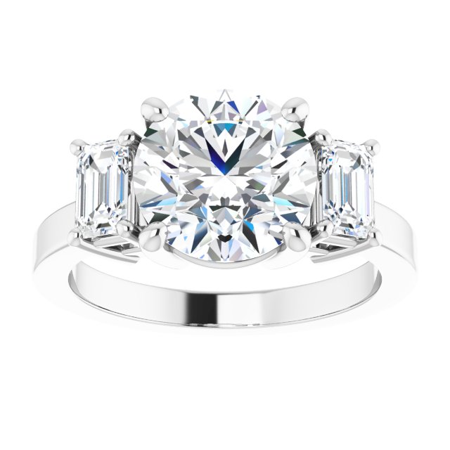 Qalb With 1.0 Carat Round Shape Natural Diamond (Certificate No: 2527731200)