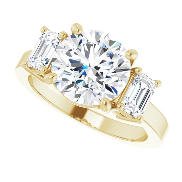 Qalb With 1.14 Carat Round Shape Natural Diamond