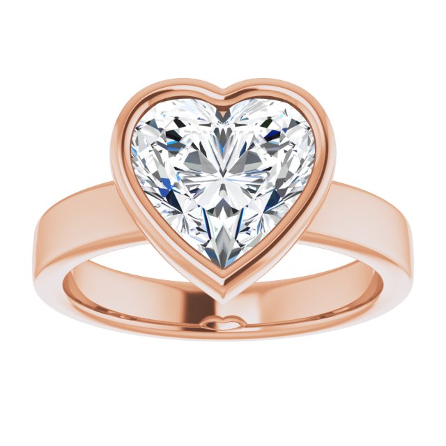 rose gold heart