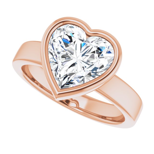 rose gold heart