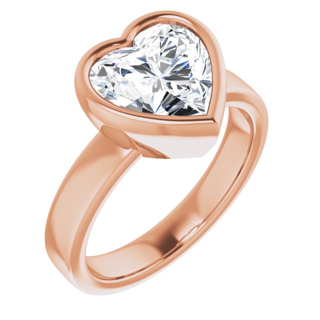 rose gold heart