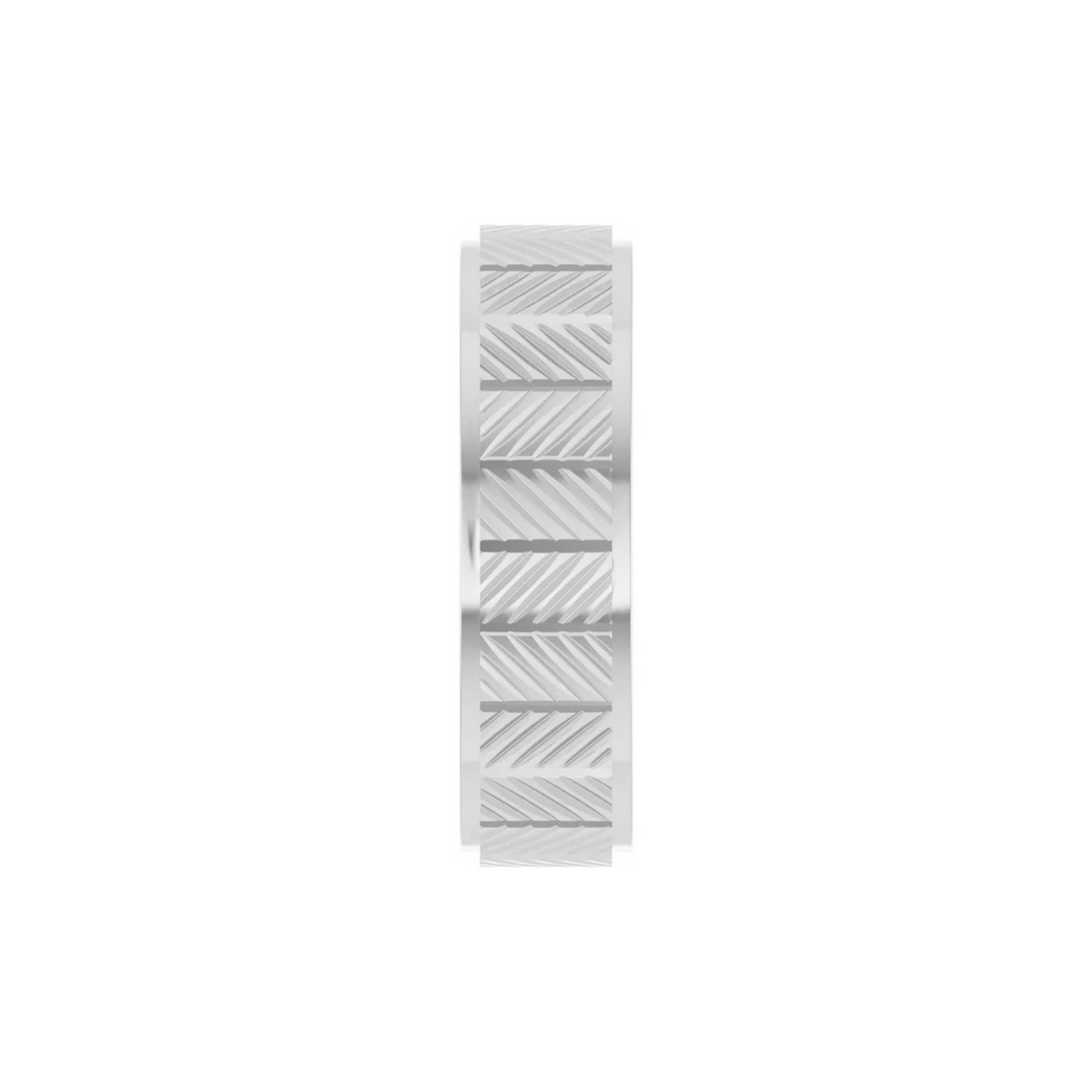 Chevron Grooved Flat Fit 6mm