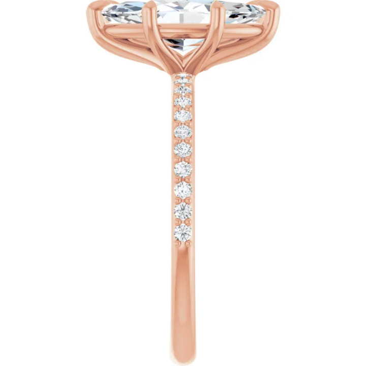 rose gold marquise
