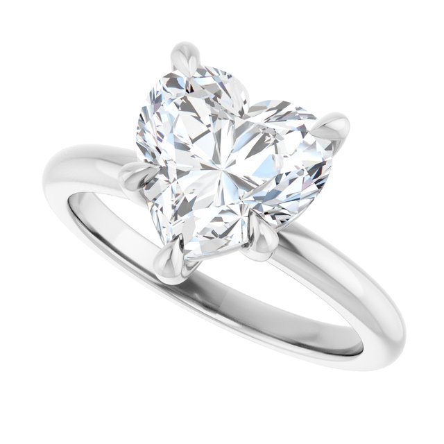 Libi With 1.14 Carat Heart Shape Lab Diamond (Certificate No: 602313355)