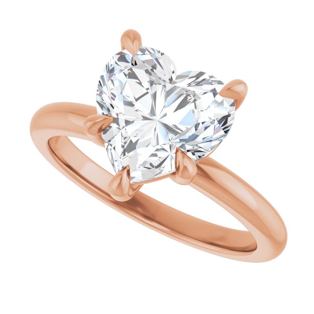 Libi With 1.04 Carat Heart Shape Natural Diamond (Certificate No: 673408676)