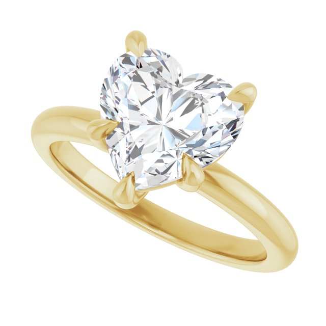 Libi With 1.01 Carat Heart Shape Natural Diamond