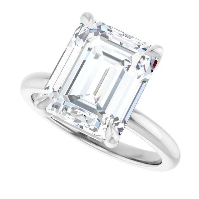 Libi With 1.01 Carat Emerald Shape Natural Diamond (Certificate No: 651485962)