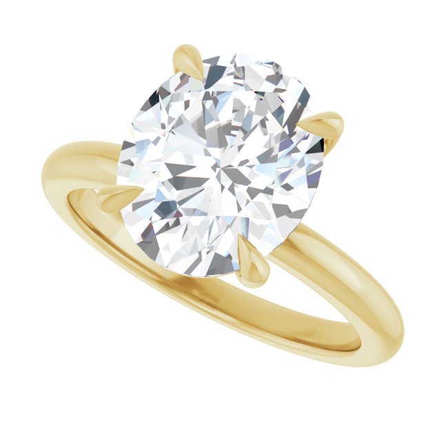 Libi With 5.51 Carat Oval Shape Lab Diamond