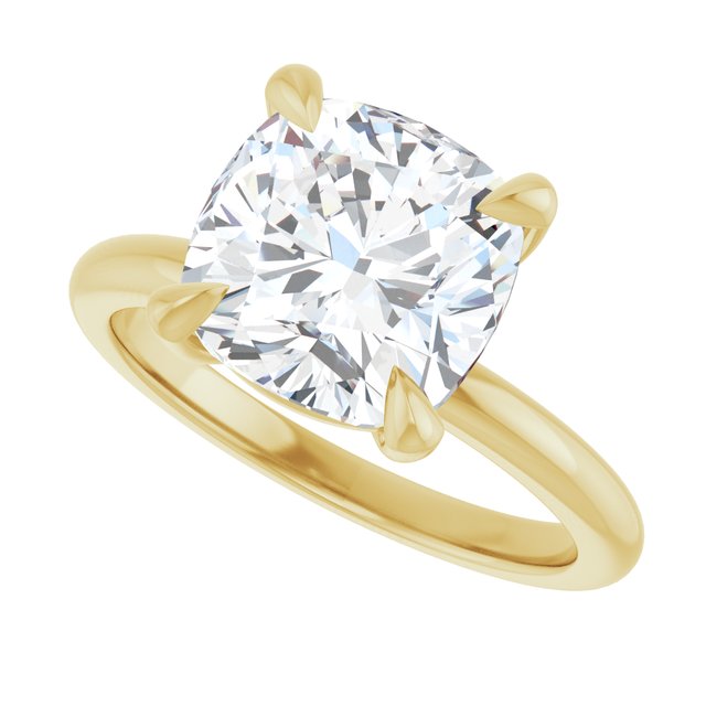 Libi With 1.0 Carat Cushion Shape Natural Diamond (Certificate No: 652483137)