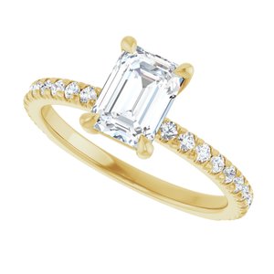 Solitaire Engagement Ring-126764 With 1.01 Carat Oval Shape Natural Diamond (Certificate No: 621474567)