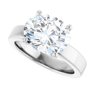 Solitaire Engagement Ring-126806 With 1.01 Carat Cushion Shape Natural Diamond (Certificate No: 478106344)