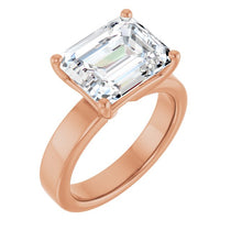 rose gold emerald