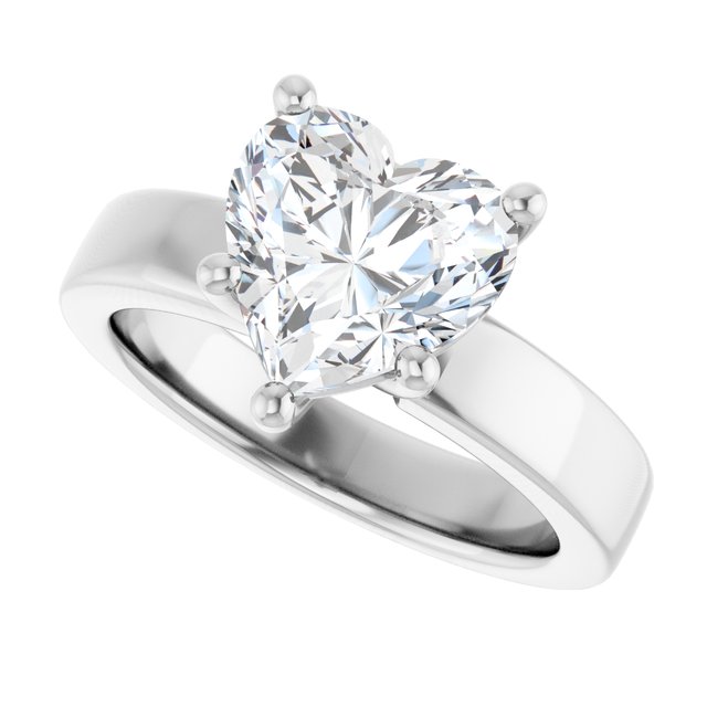 Obi With 1.5 Carat Heart Shape Natural Diamond