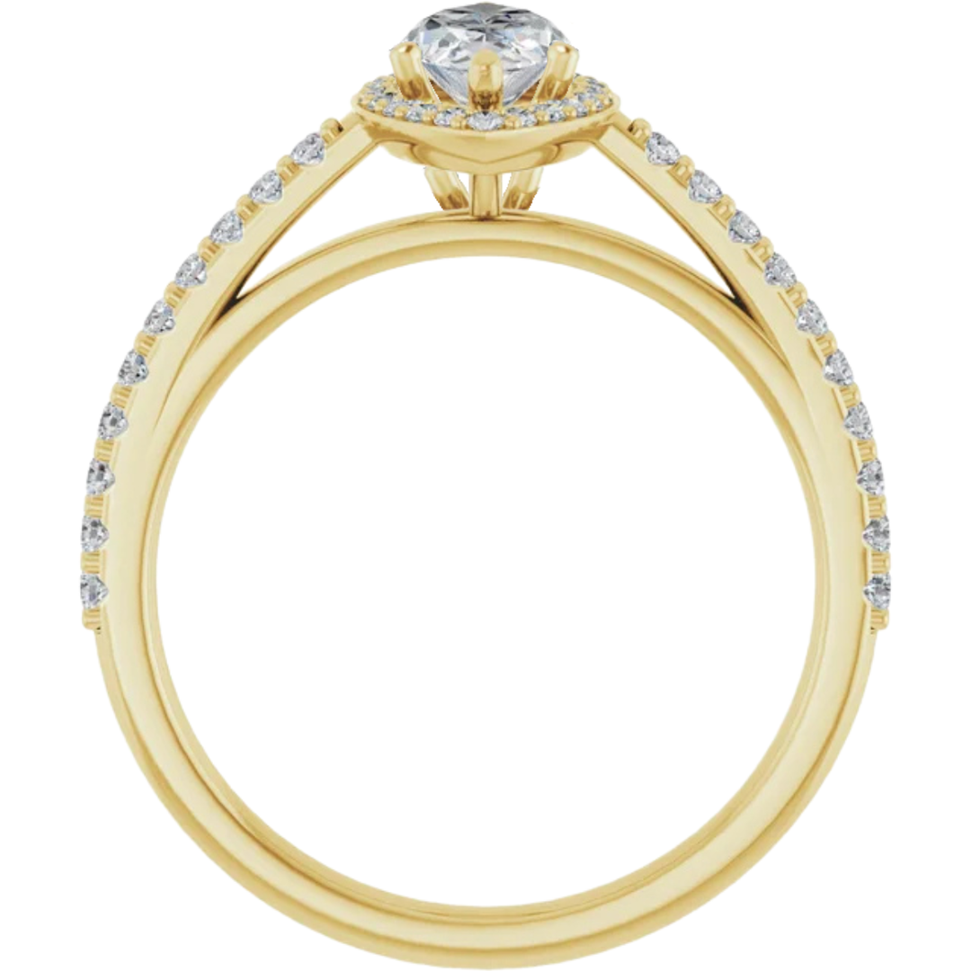 yellow gold marquise