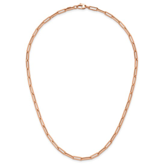 14K Paper Clip Necklace