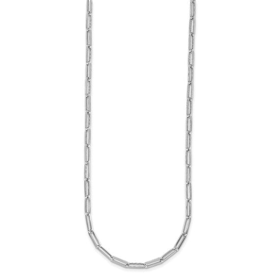 14K Paper Clip Necklace
