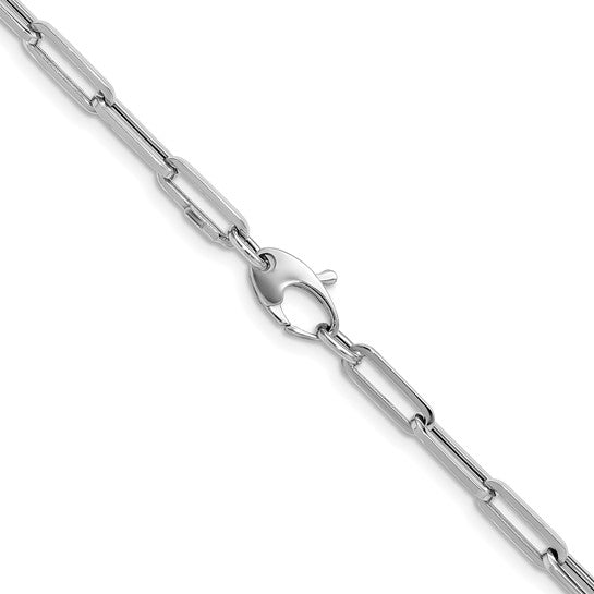 14K Paper Clip Necklace