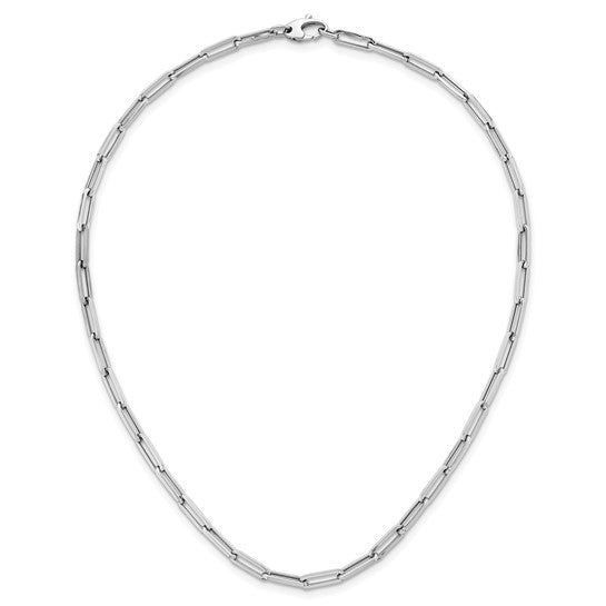 14K Paper Clip Necklace