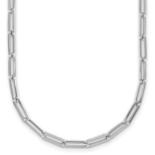 14K Paper Clip Necklace