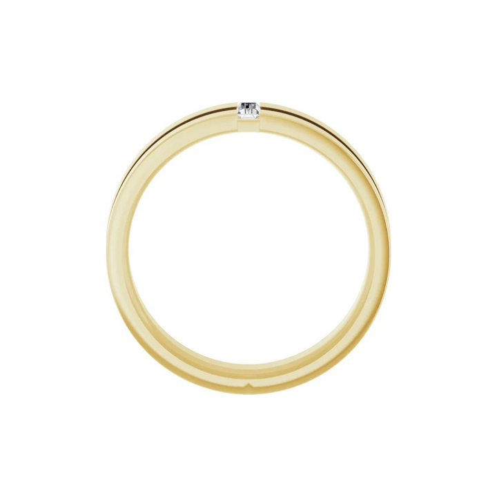 Baguette Diamond Band 7mm