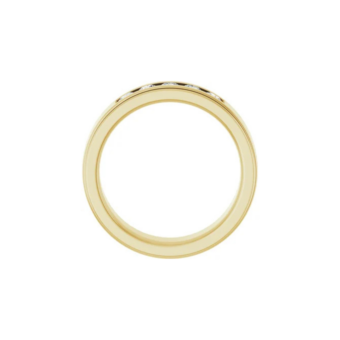 5-Stone Channel Set Band 7mm