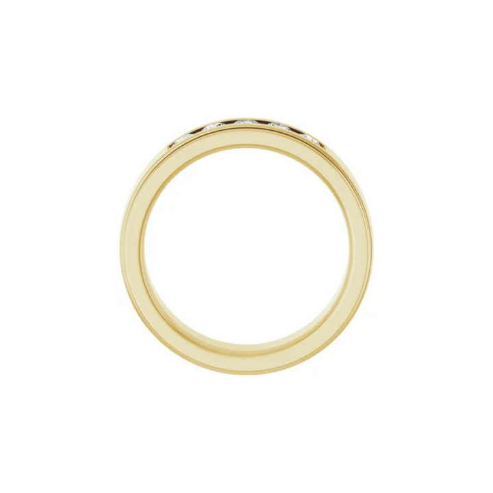 5-Stone Channel Set Band 7mm