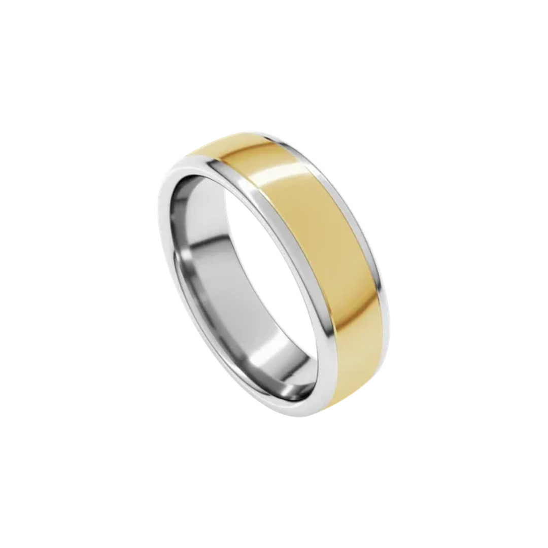 Two-Tone Classic Band 6mm