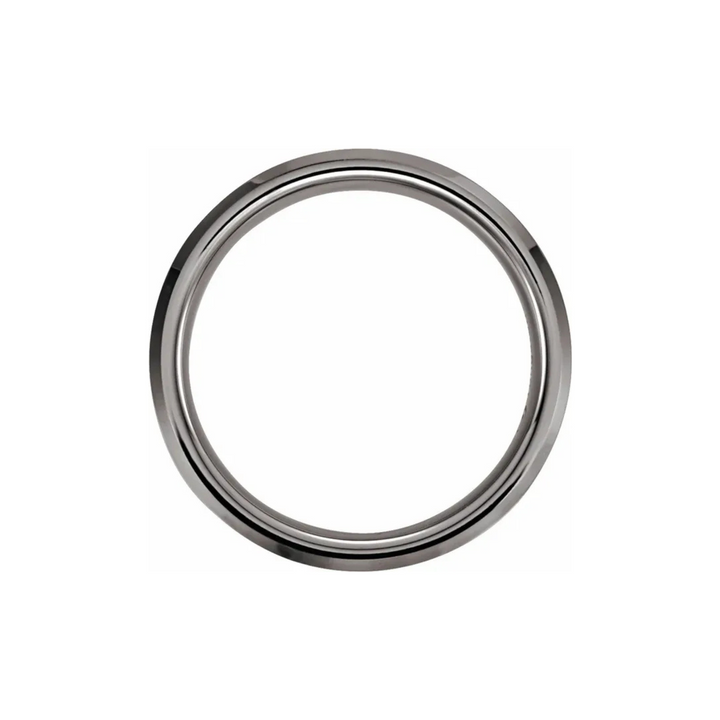 Tungsten Beveled Edge Brushed Finish 6mm