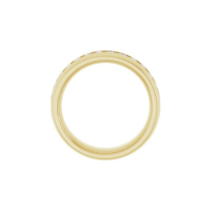 Classic Channel Set Diamond Band 7mm