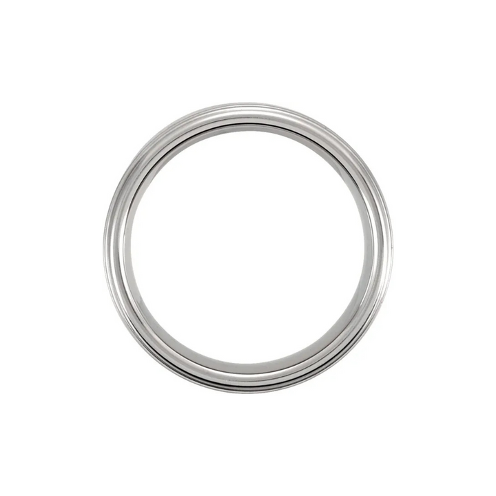 Tungsten Rounded Edge With Satin Finish 8mm