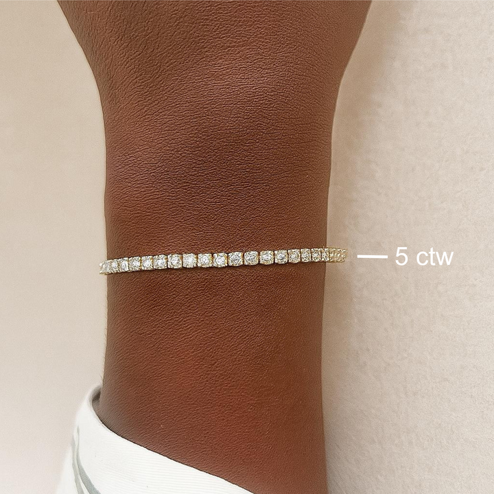 Lab Grown Diamond Tennis Bracelet