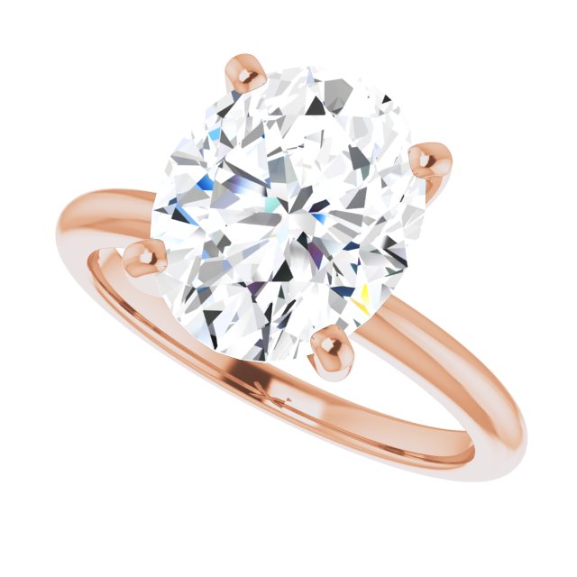 Moyo With 1.01 Carat Oval Shape Natural Diamond