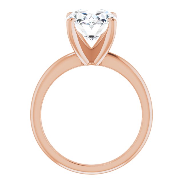 rose gold oval