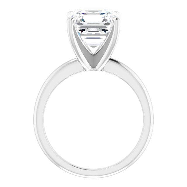 white gold asscher