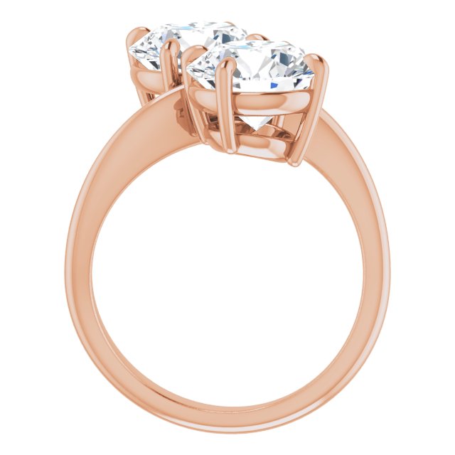 rose gold round