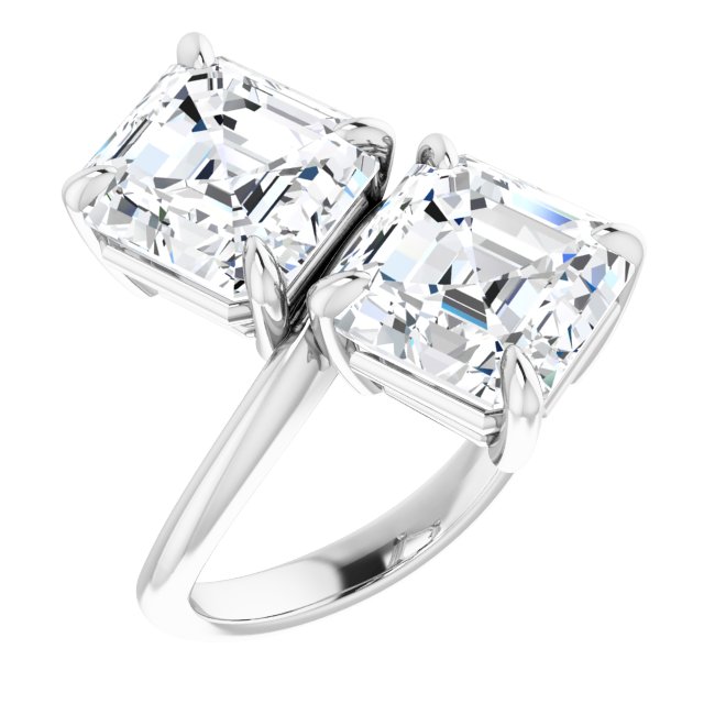 white gold asscher