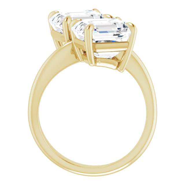 yellow gold asscher