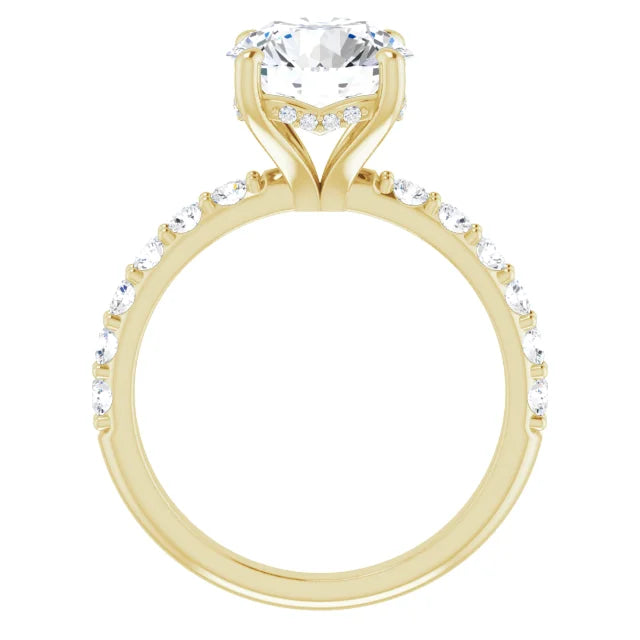 yellow gold round