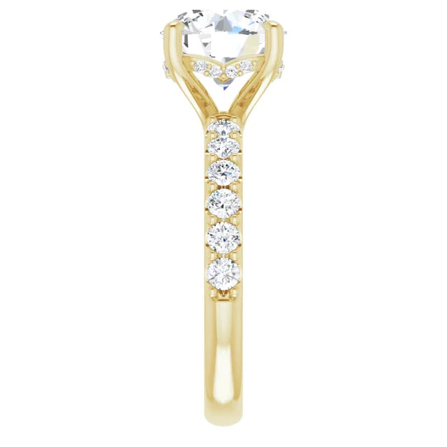 yellow gold round