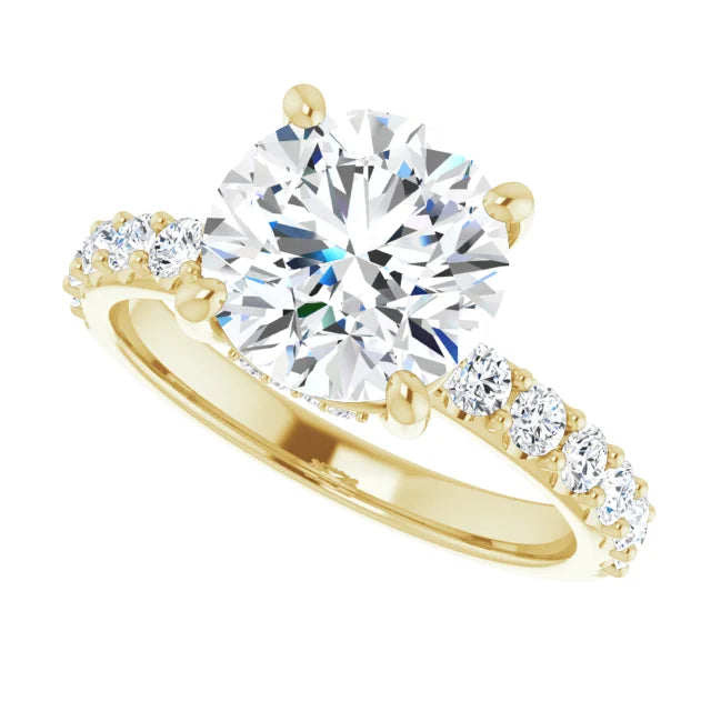 yellow gold round