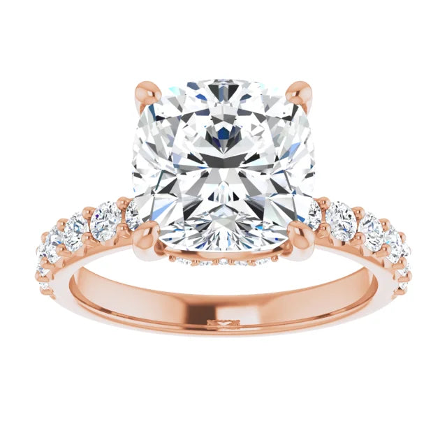 rose gold cushion