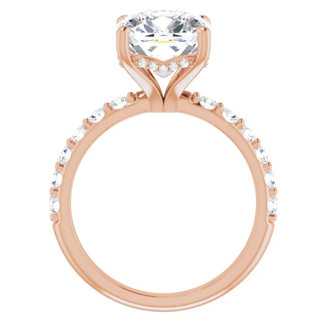 rose gold cushion