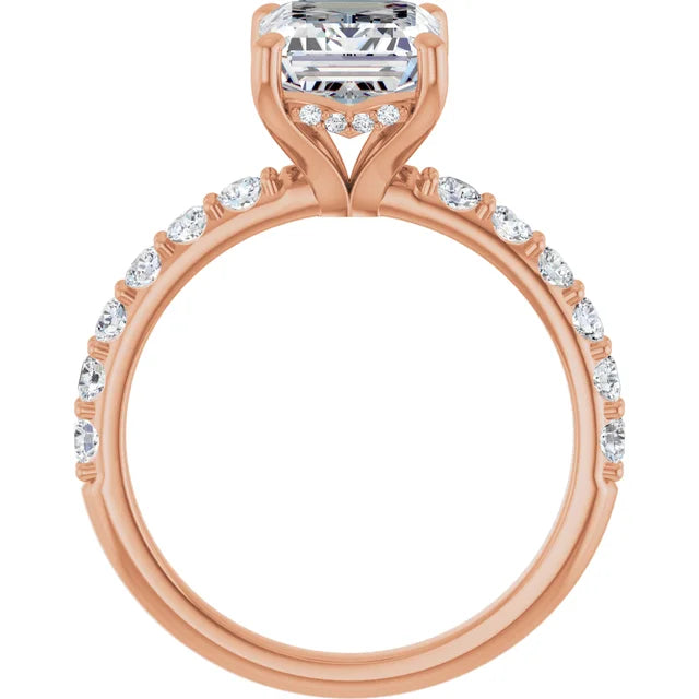 rose gold emerald