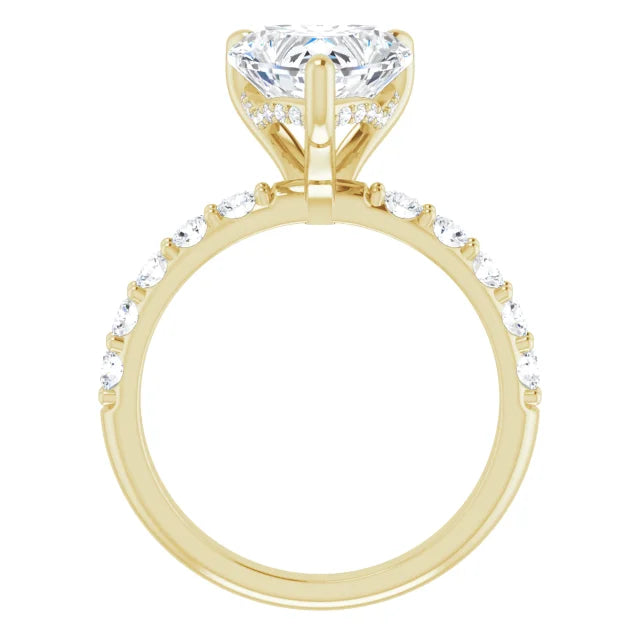 yellow gold heart
