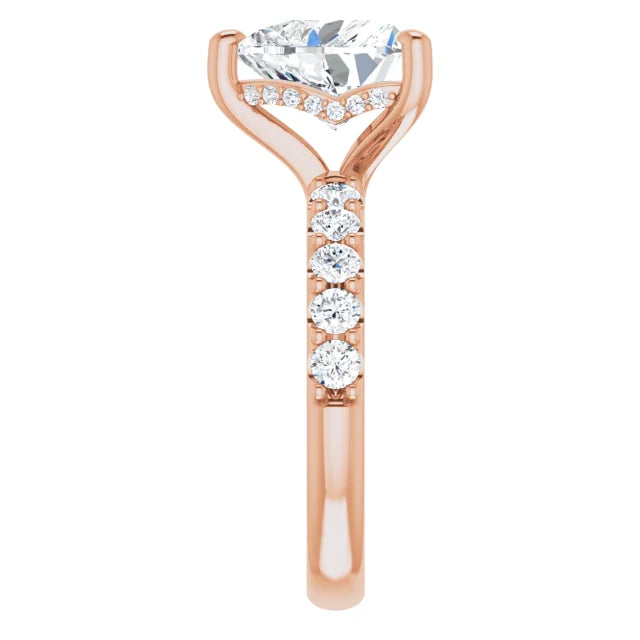rose gold heart