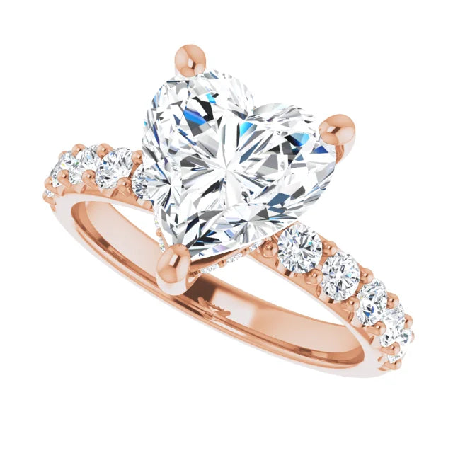 rose gold heart