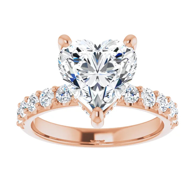 rose gold heart