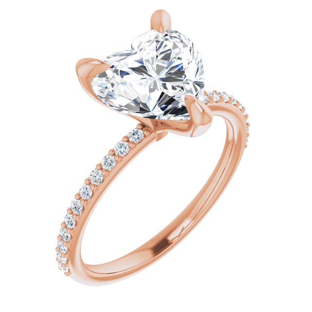 rose gold heart