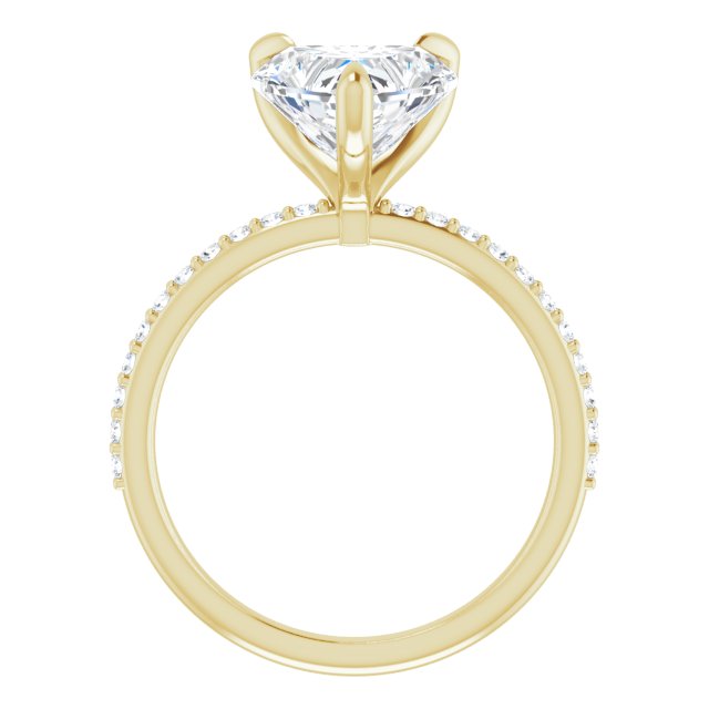 yellow gold heart